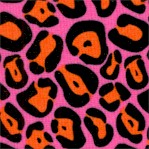 Pucci Leopard Skin in Pink and Orange- LTD. YARDAGE AVAILABLE