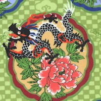 Mei Fong - Beautiful Bird - Asian Floral and Dragons by Beverlyann Stillwell