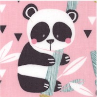 Panda-Rama - Adorable Panda Bears on Pink by Maude Asbury