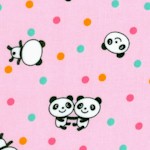 Good Taste - Tossed Small-Scale Pandas and Polka Dots