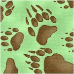 Adventures of Bear & Friends - Pawprints on Green (Digital)