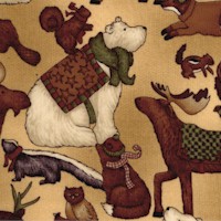 Peace on Earth - Woodland Animals by Teresa Kogut