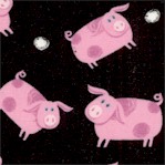 Best Friends Farm - Tossed Whimsical Pigs by Kate Mawdsley