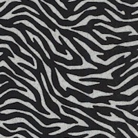 High Contrast - Metallic Silver and Black Tiger Skin by Laura Berringer