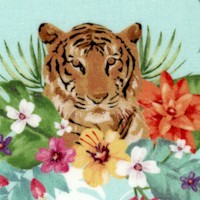 Tiger Tales - Digital Tiger Floral 