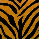 Animal Skin - Zebra Stripe on Shaded Caramel