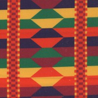 Akan Weave - Colorful African Motif