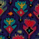 Santa Fe - Southwest Motifs on Deep Purple