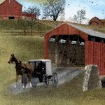 Heading Home - Country Covered Bridges  - BACK IN STOCK!