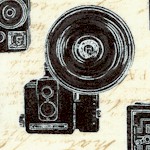 Objects - Vintage Cameras on Beige