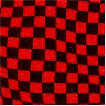 Race Day - Black and Red Wavy Checkerboard