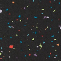 Confetti on Black by RJR Studio