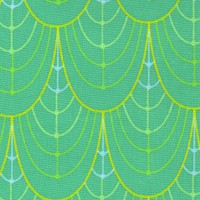 Century Prints - Deco Glow Curtains in Key Lime by Giucy Giuce 