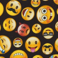 Emojis on Black