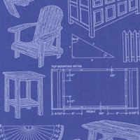 Mr. Fix-It - Carpentry Projects, Plans and Tools on Blue by Dan Morris