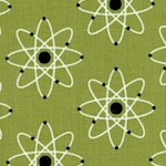 Mod Geek - Tossed Atomic Symbols on Green