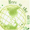 Here is the Earth...Dont Spoil it All at Once - SALE! (1 YARD MINIMUM PURCHASE)