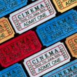 Diagonal Rows of Movie Tickets 