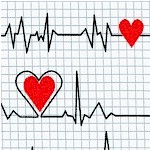 Calling All Nurses - Heartbeat on White - SALE! (MINIMUM PURCHASE 1 YARD)