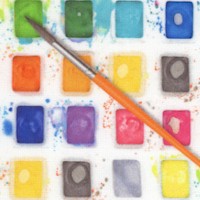 The Artist’s Desk - Watercolor Swatches by Lars Stewart