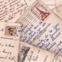 Spring in Paris - Tossed Vintage French Postcards