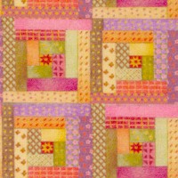 Cats ’n Quilts Log Cabin Quilt Coordinate by Francien Van Westering
