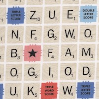 Scrabble Game Board by Hasbro 