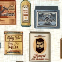Licensed to Carry - Barberize - Shaving Products on Linen Texture