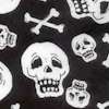 Skulls and Crossbones on Black