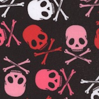 Skull Skatter - SALE! (MINIMUM PURCHASE 1 YARD)