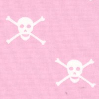 Jolly Rancher - Skulls and Crossbones on Pink by Jack and Lulu