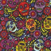 Sugar Skulls on Black