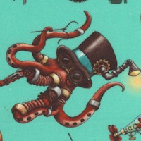 Steampunkery - Fantastic Undersea Creatures on Aqua