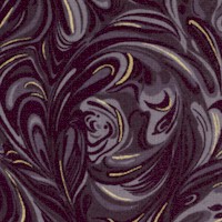 Lava - Gilded Swirls in Black and Gray