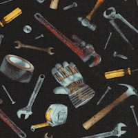 Tossed Small-Scale Workshop Tools