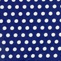 Rosie the Quilter - White Polka Dots on Blue