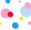 Retro Melrose Floating Dots on Cream