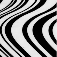 Cool School - Black and White Swirls by Maria Kalinowski