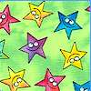 Happy Stars in Small Scale on Lime