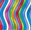 Colorful Wavy Vertical Stripes