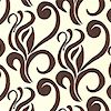 Venice - Delicate Flourishes in Chocolate Brown on Cream by Tina Givens - SALE! (MINIMUM PURCHASE 1 