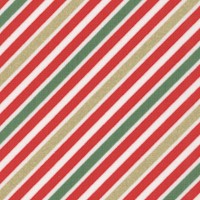 Remix Metallic - Gilded Candy Cane Stripe