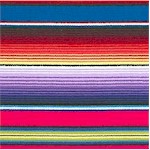 Fiesta - Colorful Southwestern Serape Stripe - SALE!  ONE YARD MINIMUM PURCHASE.