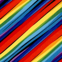 Diagonal Rainbow Stripe