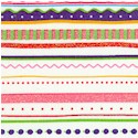 Pop 'n Cute Horizontal Stripe with Glitter