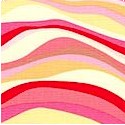 Tillbrook Horizontal Waves in Pink - SALE! (MINIMUM PURCHASE 1 YARD)