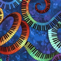 Jazz Spiral Piano Keyboards by Chong-A Hwang