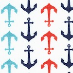 Holiday Banners - Anchors on Ivory