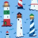 Small-Scale Lighthouses on Blue