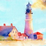 At the Shore - Lighthouse Scenes